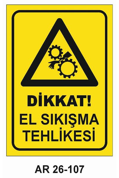 Outdoor One لافتة تحذير لسلامة العمل 2 قطعة PVC 21x29 سم