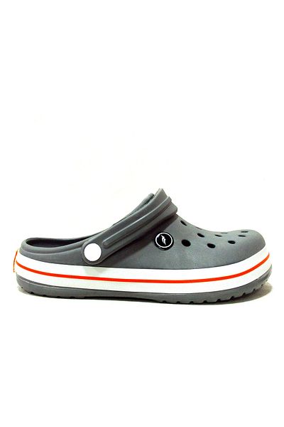 Sonimix Gray Orange White Crosser Anatomical Comfort Slippers