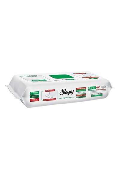 Sleepy Easy Clean White Soap Added Mopa Compatible Floor Cleaning Towel 50 Sheets