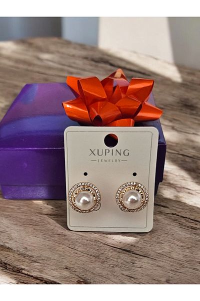 XUPING JEWELRY مجوهرات Angelcehobi أقراط أنيقة مع اللؤلؤ