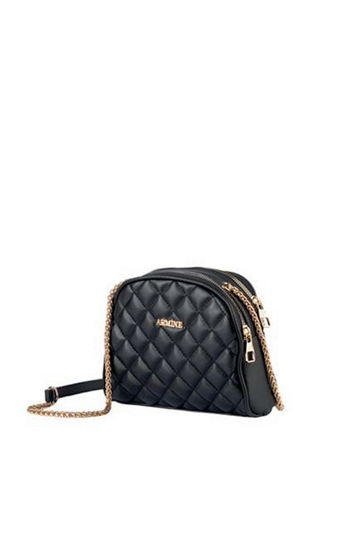 Armine Arm-367 Black Quilted Women's Bag