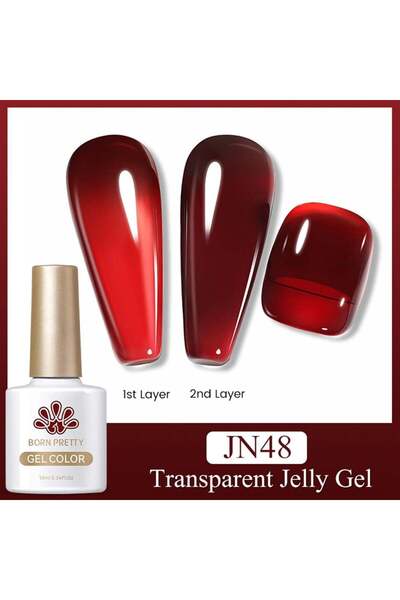 Born Pretty 10ml Jelly Nude Seri Kalıcı Oje JN48 (56347)