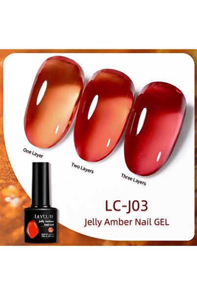 Born Pretty Lily Cute Amber Serisi Kalıcı oje LC-J03 (55725)