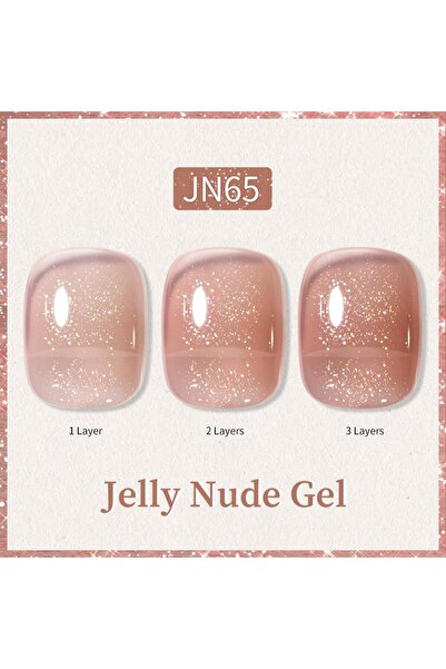 Born Pretty 10ml Jelly Nude Seri Kalıcı Oje JN65 (57851-15)