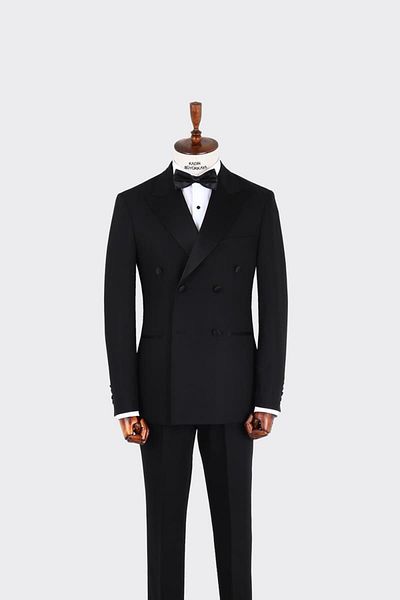 Kadir Büyükkaya Men's Double Breasted Tuxedo-Kax1720W