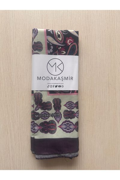 Modakaşmir Silky Soft Ethnic Cotton Shawl with Border