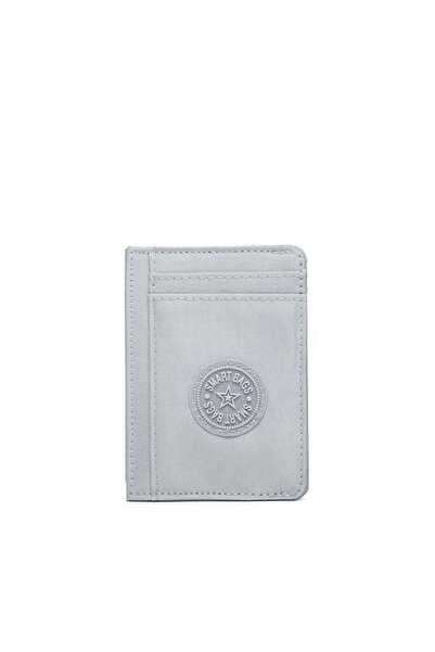 SMART BAGS Krinkıl Light Gray Women's Portfolio Clutch Bag Smk05 3185