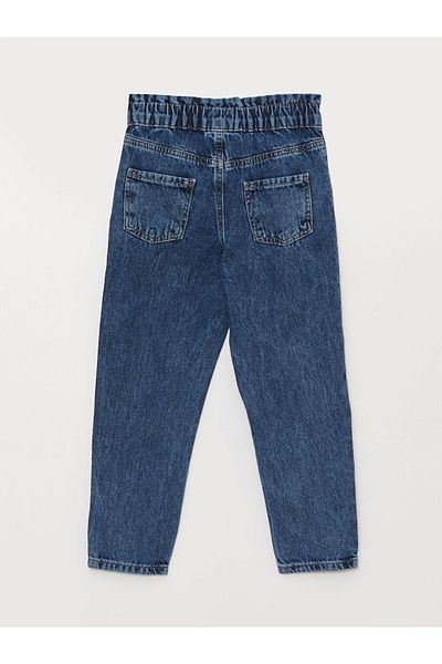 LC Waikiki Pantaloni de jeans pentru fete Lcw Kids Blue Paperbag