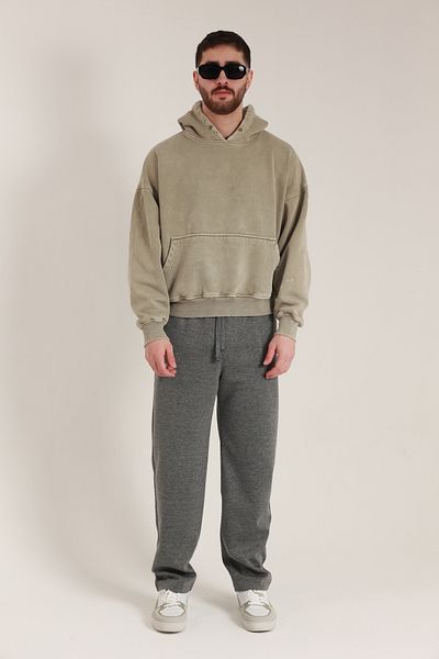 TKT Men's Baggy Pique Pants - Loose Fitting and Back Pocket