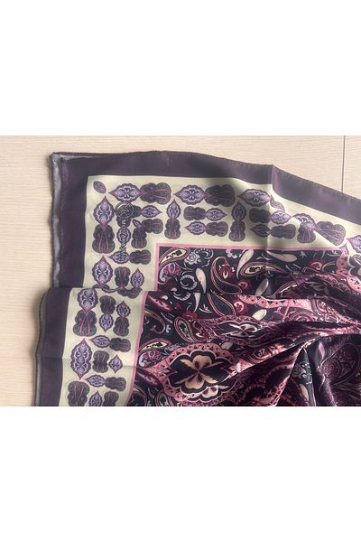 Modakaşmir Silky Soft Ethnic Cotton Shawl with Border