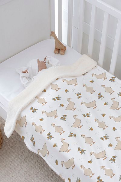 Tuğba Kuğu Bohemian Duck - Double Face Plush Blanket