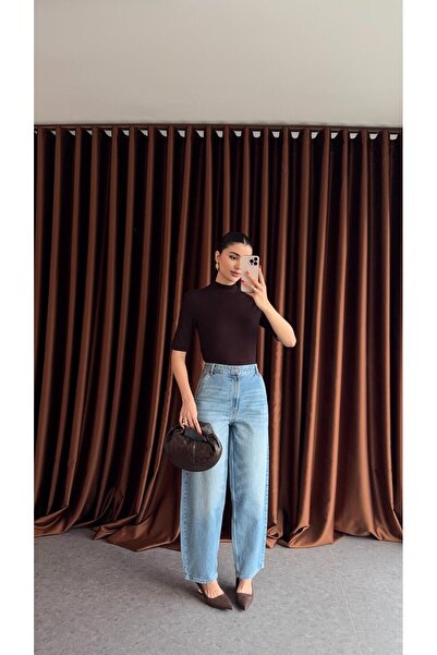 HAZELANNA سكيت جينز أزرق