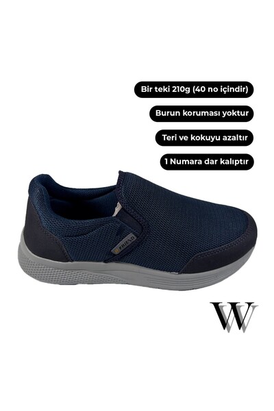e&e Yazlık Koku Yapmayan Ortopedik Hafif Günlük/İş Ayakkabısı Çeliksiz Çelik Burunsuz İş Spor Ayakkabısı