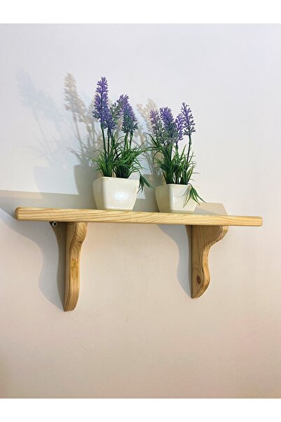 handwood Tekli Ahşap Duvar Rafı