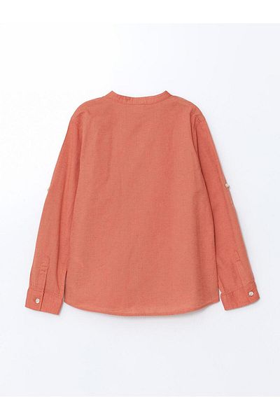 LC Waikiki Judge Collar Linen Blended Boy's Shirt