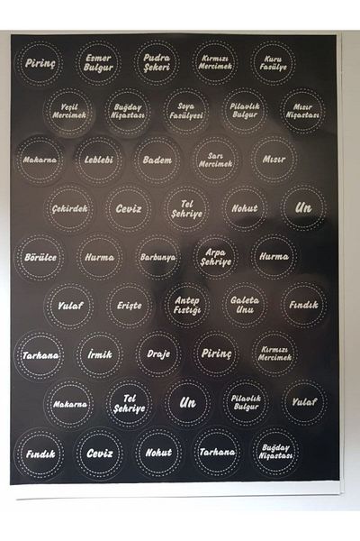 abenim 129Pcs Waterproof Spice Label Jar Sticker