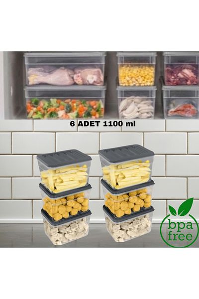 VİZYON Refrigerator and Freezer Organizer Set - Compatible Storage Container