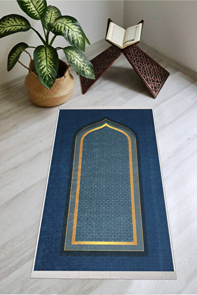 Modern home Diz Ağrıtmaz Süngerli Kalın Tüylü Seccade Yumuşak Seccade