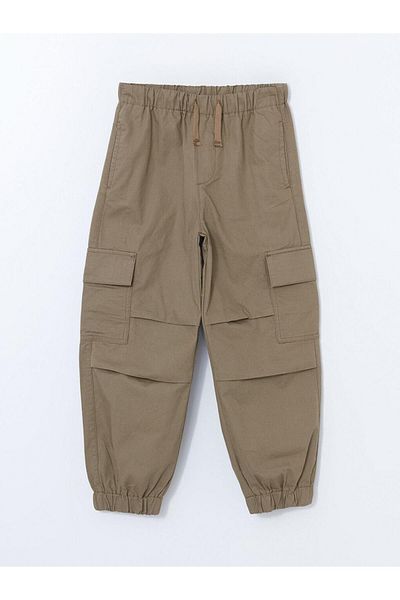 LC Waikiki Boys' Cargo Jogger Pants with Elastic Waist