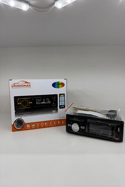 AUDİOMAX MX-3550 BT USB AUX OTO TEYB KUMANDALI 7 RENK ÖZELLİKLİ