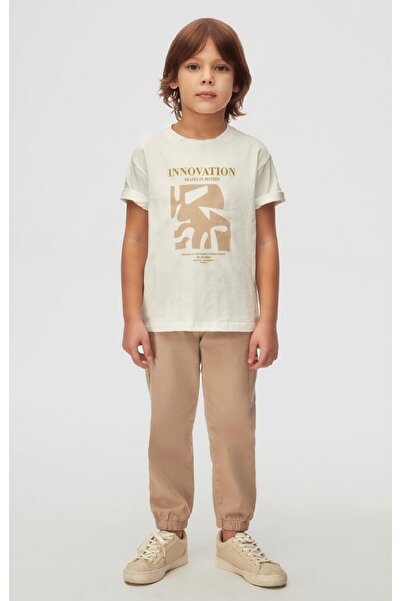 nk kids Limi Male Child Soft Textured Trousers T-Shirt 2 Piece Set