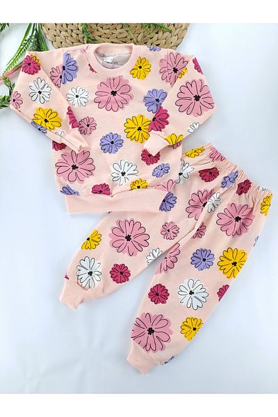 Butik Girls' / Boys' Pajamas Set 2 Thread Rasterless Seasonal Printed Seasonal Pajamas Set