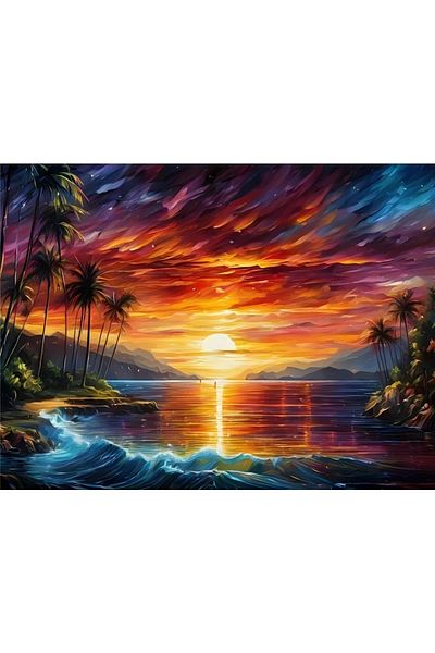 bilteknik 5D Diamond Beads Painting 30*40 cm