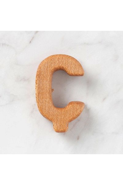 teknoliman Hobby Baby Organic Wooden Letter - Ç