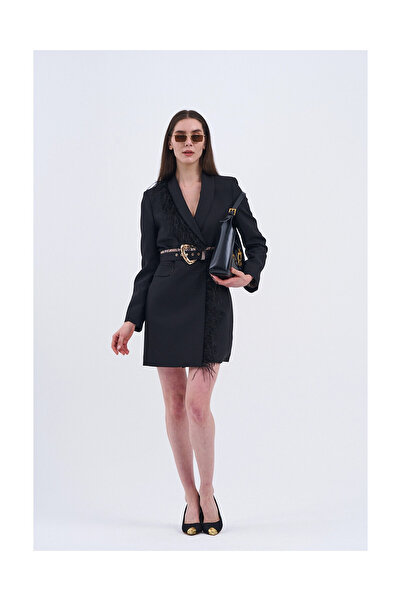 MODATALİKA Trend Kadın Zarafetin Ve Şıklığın Buluştuğu Nokta Tüylü Ceket Elbise ile tarzınızı yansıtın