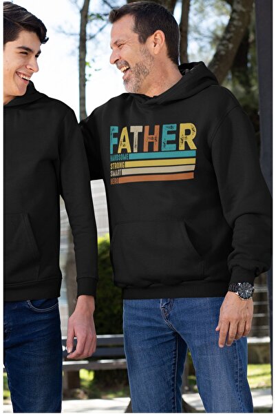 Fuddy Moda Oversize kroj Otac Baba Štampano Sa kapuljačom Dukserica, unisex d...