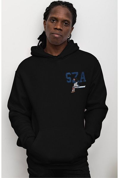 Fuddy Moda Φούτερ με κουκούλα Unisex Oversize Sza Playlist