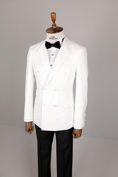 Kadir Büyükkaya Men's Swallow Neck Double Breasted Tuxedos-Kav1505S