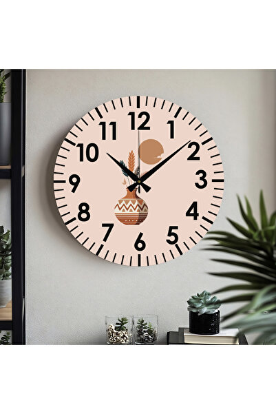 M&H Quality Ceas de perete imprimat UV cu cifre turcești decorative cu model ...