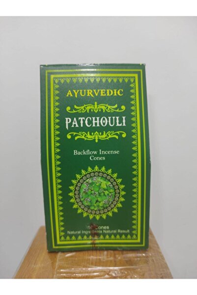 ayurvedic بخور الباتشولي الخلفي - 10 قطع