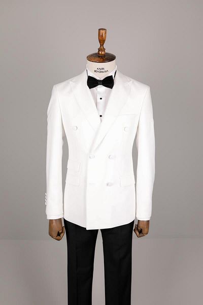 Kadir Büyükkaya Men's Swallow Neck Double Breasted Tuxedos-Kav1505S