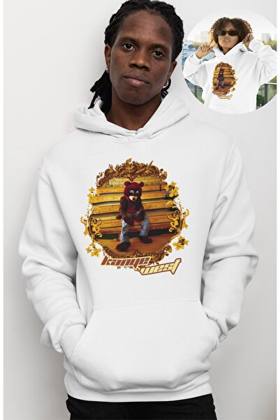 Fuddy Moda Unisex Oversize kroj Sa kapuljačom dukserica - Kanye West, naslovn...