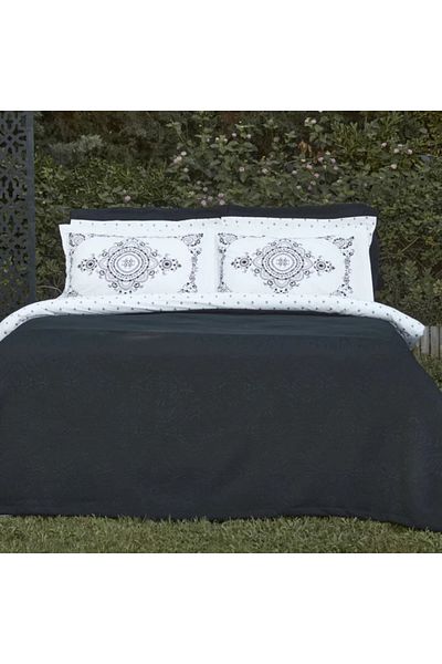 Karaca Home Orian Doppelbett Nish Set Schwarz