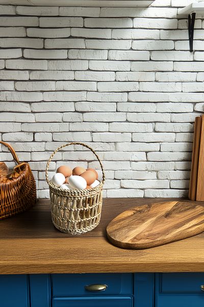 HAKİCİ Многофункционална ръчно изработена кошница за яйца от естествена ракита