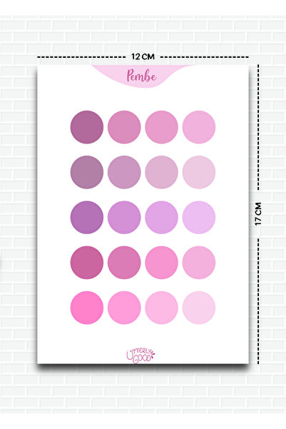 Utterly Good Palet Sticker | Bullet Journal | Notebook | Ajanda | Scrapbook İ...