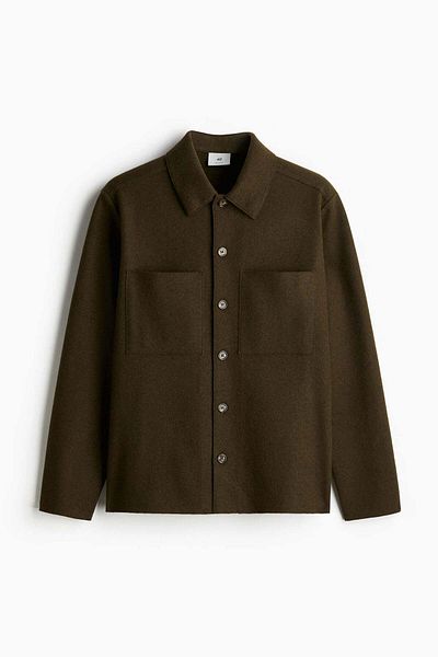 H&M Regular Fit Wool-blend overshirt