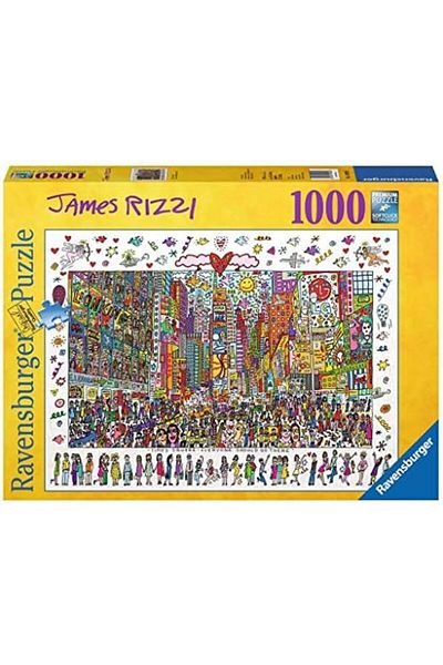 STOREMAX Hcr Times Square James Rizzi, Segmented Puz 1000 New Buyswm 992805