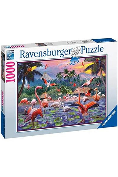 STOREMAX Trndshop 170821   1000 Piece Puzzle Pink Flamingos, Colorful Mrystore 965645