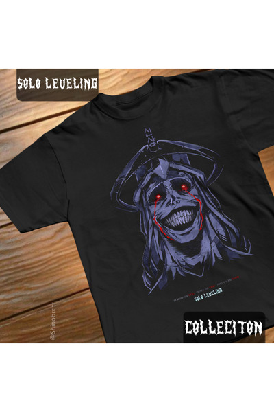 SHINOBIX تي شيرت سولو التسوية أنيمي إله التمثال كبير الحجم