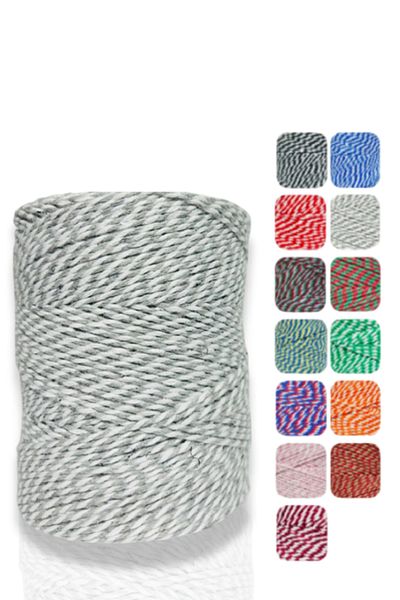 Akduman İplik 200m Gray - White Packing Rope 200Gr