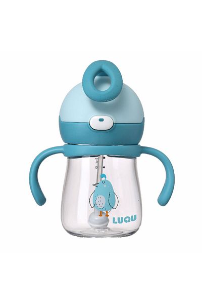 LUQU BABY Luqu Straw Cup Tritan 220ml-Blue