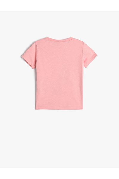 Koton Ice Cream Printed T-Shirt Short Sleeve Crew Neck Cotton