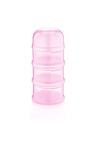 Babyjem Milk Powder Dispenser – Pink – 3 Layer Stackable Container, BPA-free,...