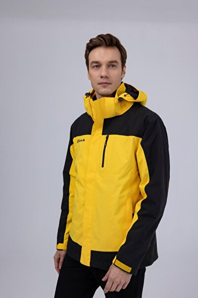 2AS Elbruz Men's 3 in 1 Jacket Yellow/Black