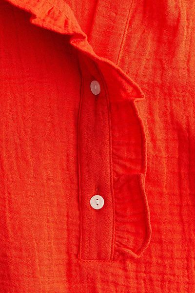 H&M Flutter-sleeved muslin blouse