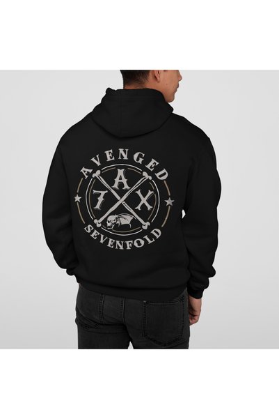 SEVBANO Avenged Sevenfold majica sa kapuljačom, unisex, velika veličina, muzi...